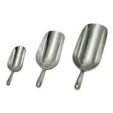 Stainless Steel Bar Ice Scoop 6 Oz Set Of 2 